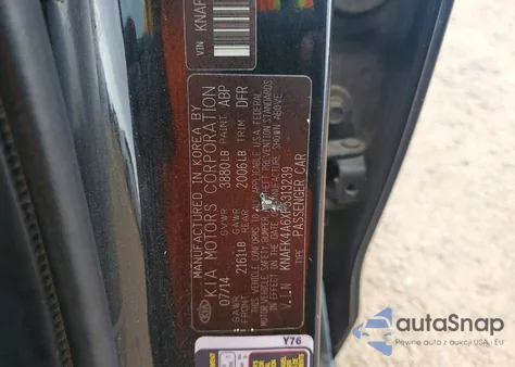 2015 Kia Forte Lx from USA, damaged, VIN KNAFK4A6XF5313239